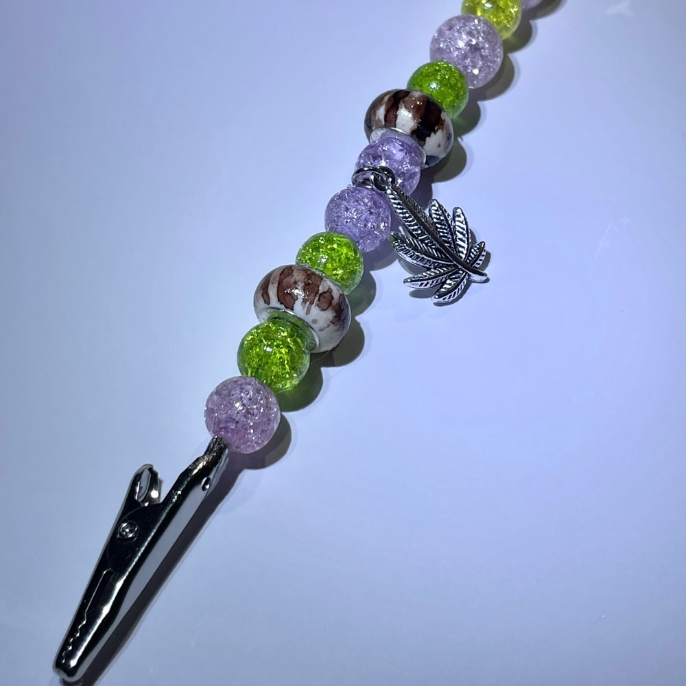 Handmade Beaded Alligator Clips